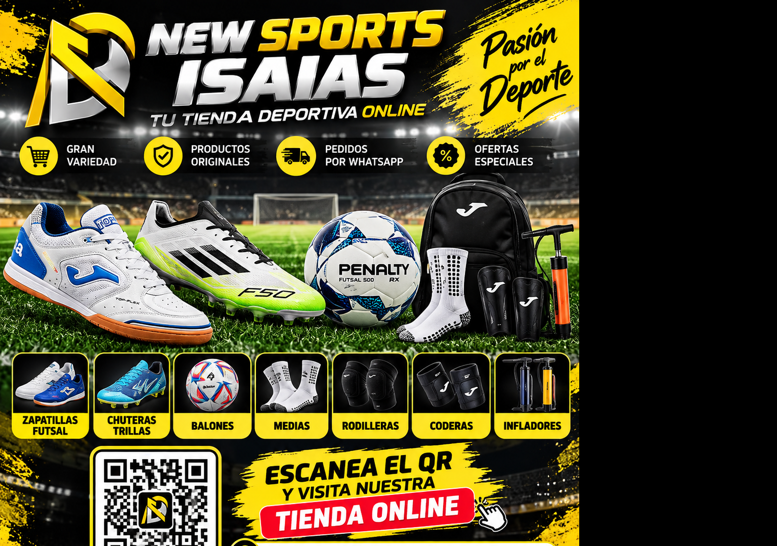 NEW SPORTS ISAIAS - Tienda deportiva online